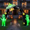 8FT Halloween Inflatables Archway with Built-in LED Lights (Alien)